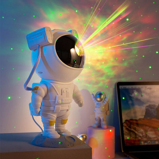Astronaut Galaxy Starry Sky Projector Nightlight (USB Rechargeable)